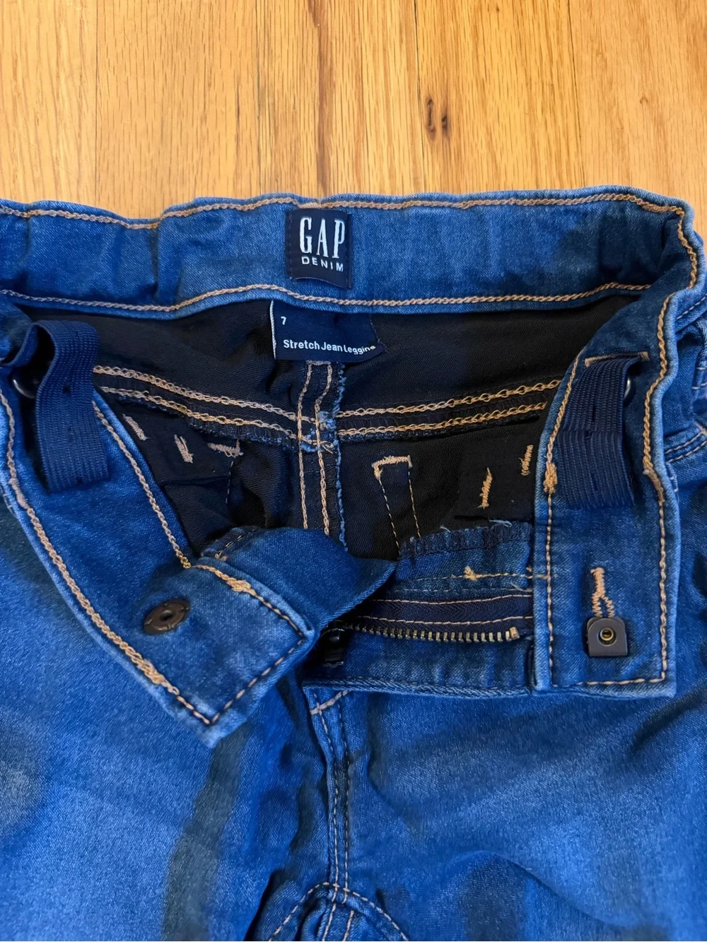 GAP Girls Stretch Jean Legging (Size 7)